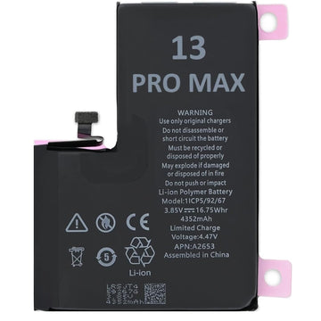 Batterie Premium de Remplacement pour iPhone 13 Pro Max 4352mAh Identique à l'Original Kit d'Outils de Remplacement et Instructions
